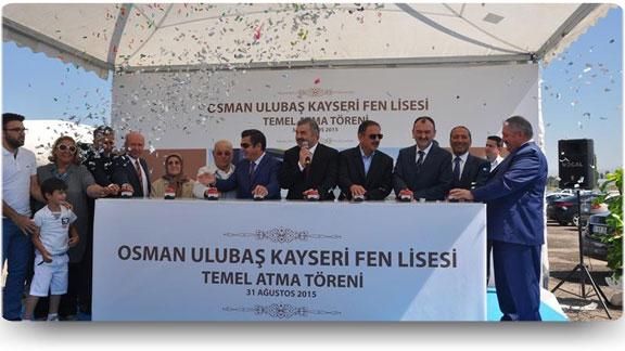 Osman Ulubaş Fen Lisesi´nin Temeli Atıldı