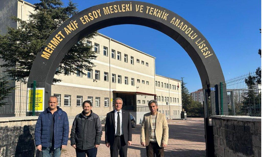 İl Millî Eğitim Müdürümüz Sayın Ayhan Teltik Mehmet Akif Ersoy Mesleki ve Teknik Anadolu Lisesini Ziyaret Etti.