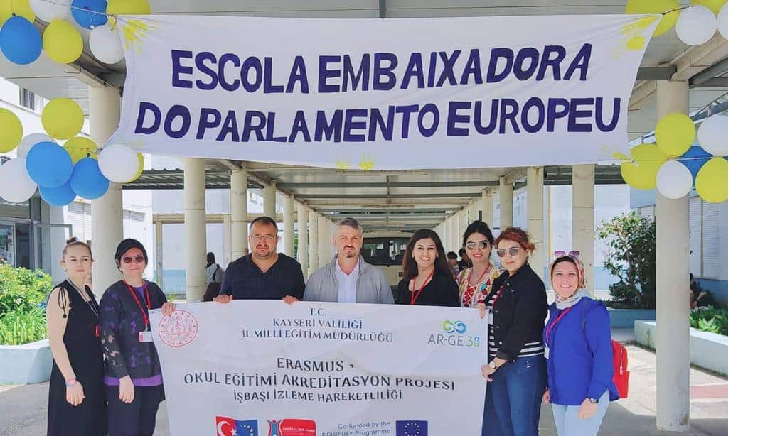 Türkiye Ulusal Ajansı tarafından desteklenen 2021-1-TR01-KA121-SCH-0000 12436 Okul Eğitimi Akreditasyonu Erasmus+ Projesi kapsamında Portekiz'in Lizbon şehrinde bulunan 8 öğretmenimiz iş başı izleme faaliyetlerini tamamlayarak yurda döndüler.  