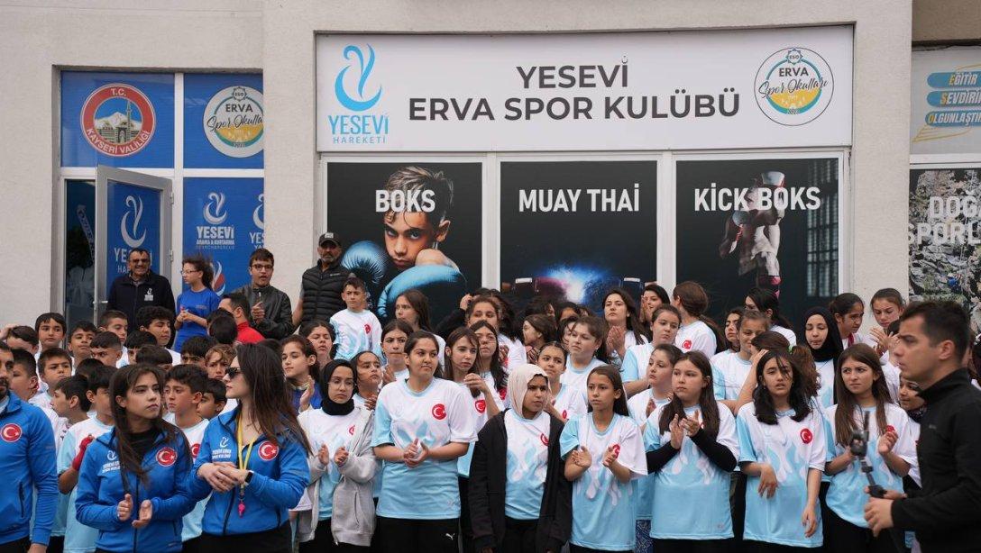 Yesevi Erva Spor Kulübü açılış programı yapıldı