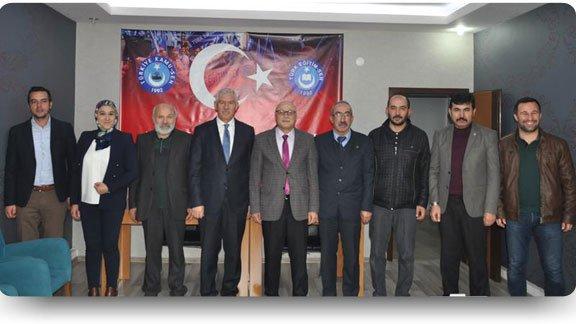 İl Milli Eğitim Müdürümüz Osman Elmalı´nın Sendika Ziyaretleri Devam Ediyor