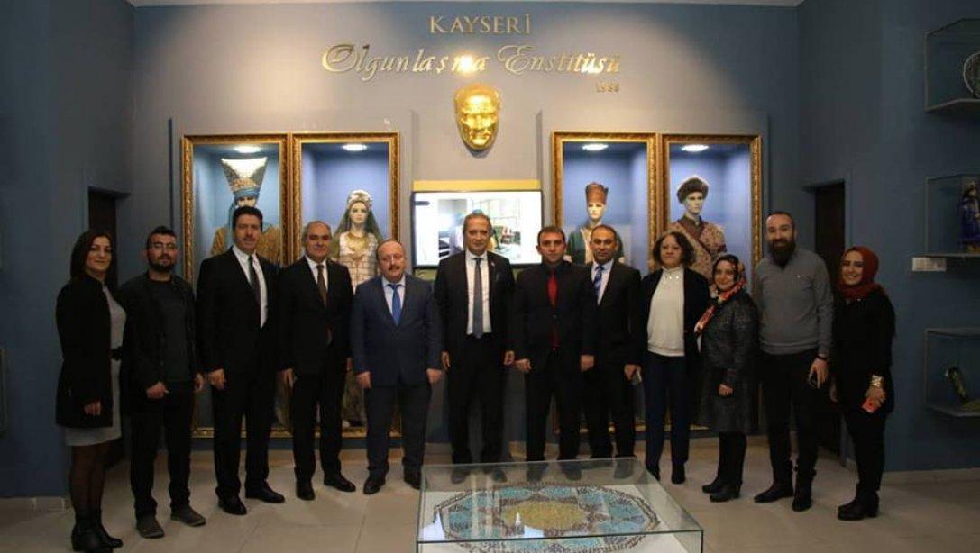 Kayseri İl Milli Eğitim Müdürümüz Sayın Celalettin EKİNCİ, Kayseri Olgunlaşma Enstitüsünü ziyaret etti.