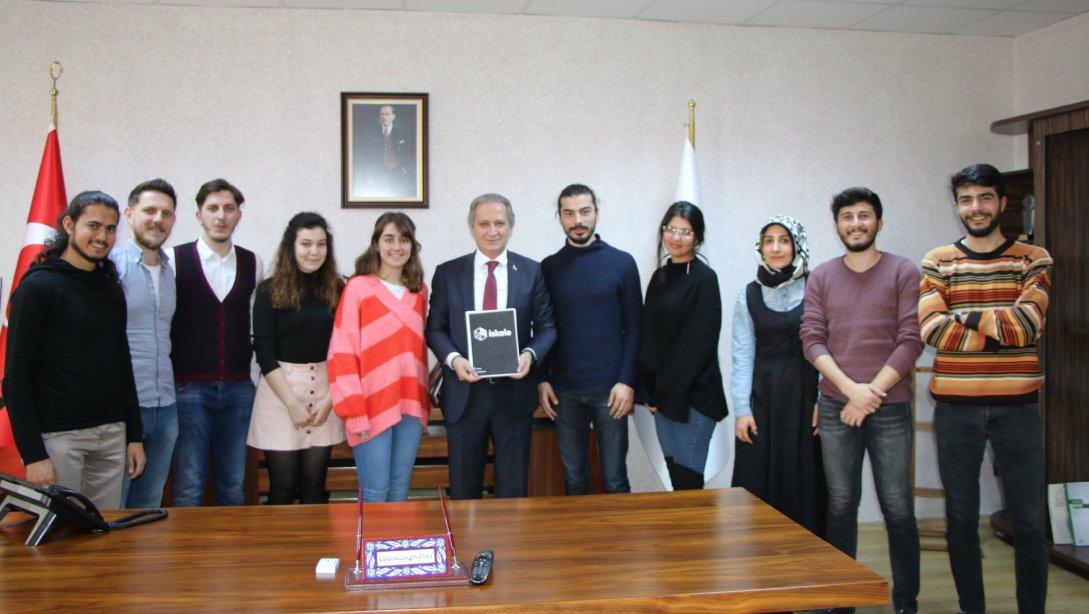 Erciyes Üniversitesi Mimarlık Fakültesi bir grup gönüllü öğrencileri tarafından kurulan İskele platformunun ziyareti