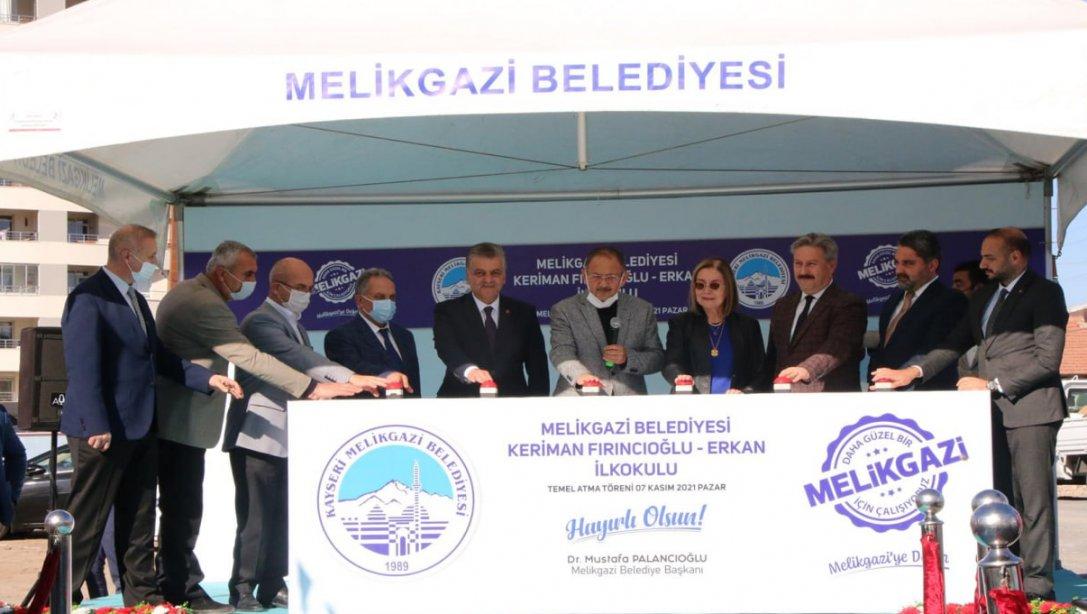 Keriman Fırıncıoğlu-Erkan İlkokulu'nun Temel Atma Töreni Yapıldı
