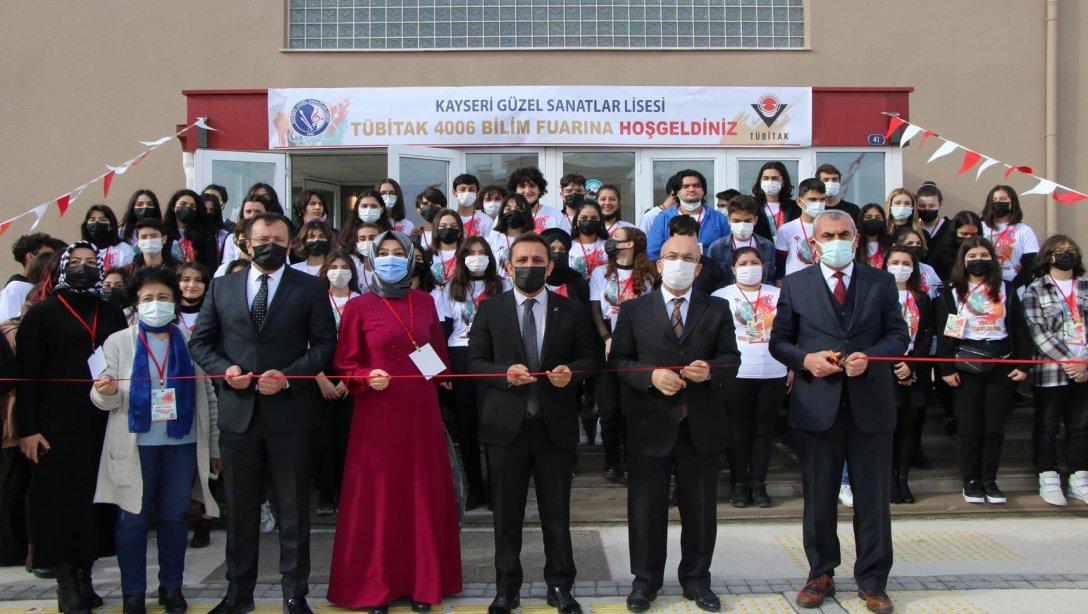 İl Milli Eğitim Müdürümüz Sayın Ahmet Saim DURGUN, Kayseri Güzel Sanatlar Lisesi TÜBİTAK 4006 Bilim Fuarının açılışına katıldı.