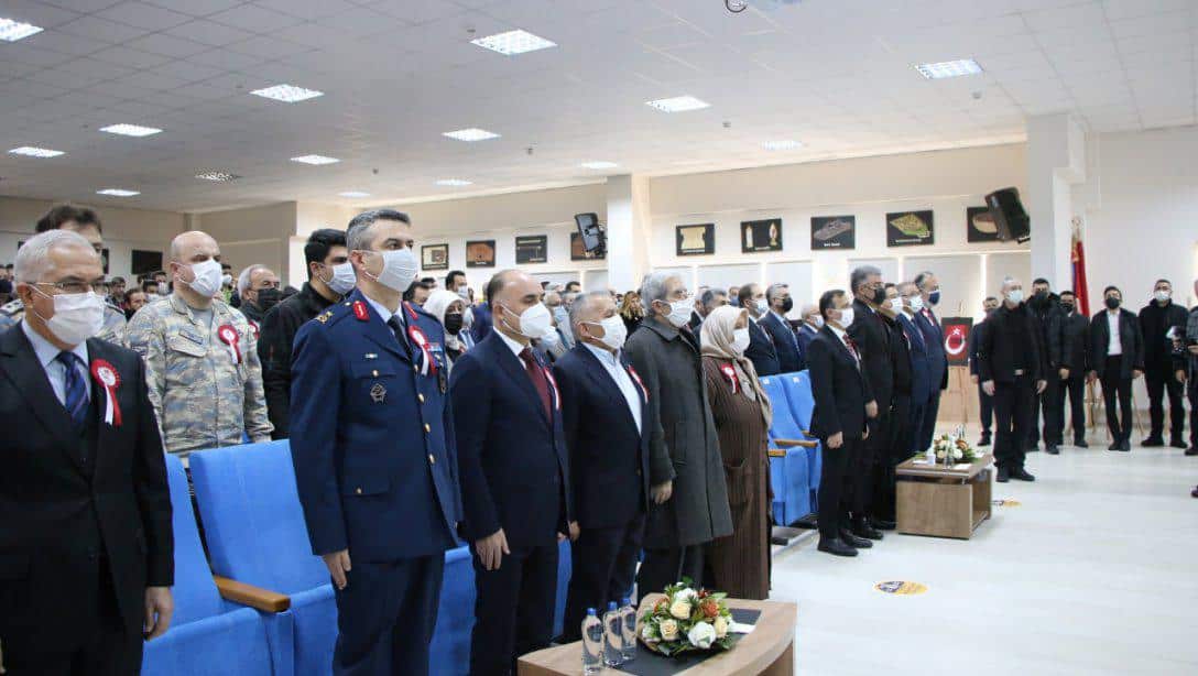12 Mart İstiklal Marşı'nın Kabulü ve Milli Şairimiz Mehmet Akif Ersoy'u Anma Töreni Düzenlendi