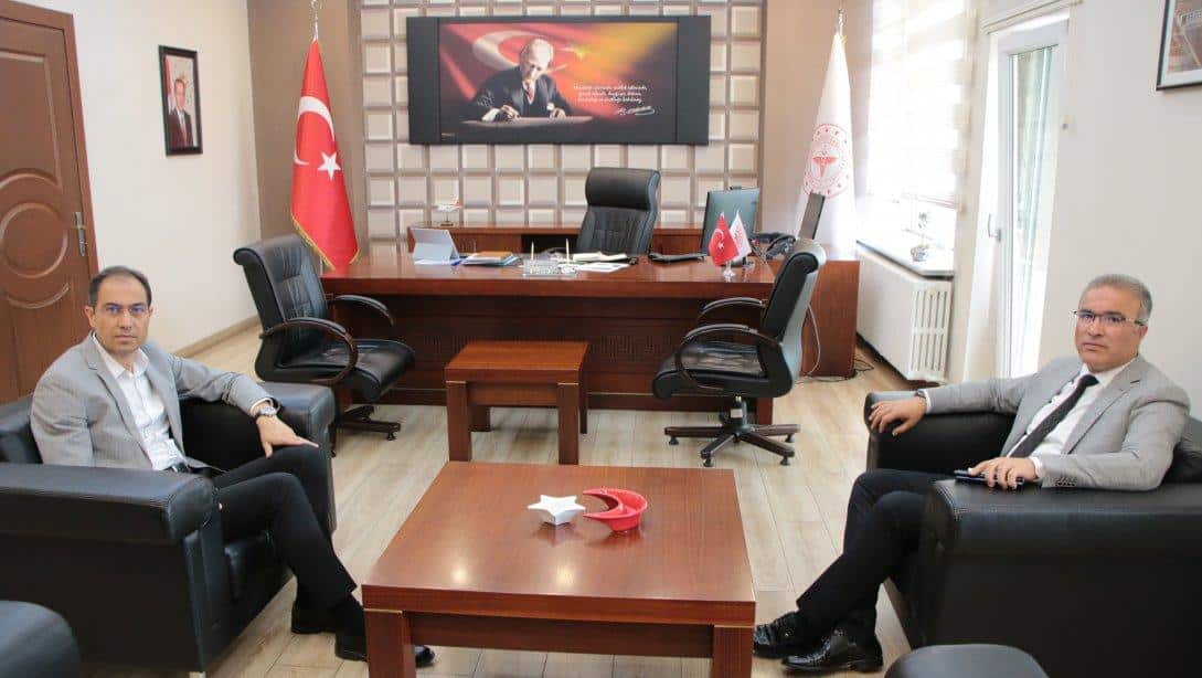 İl Millî Eğitim Müdürümüz Sn. Ayhan Teltik, Kayseri İl Sağlık Müdürü Sn. Dr. Mehmet Erşan'ı Ziyaret Etti
