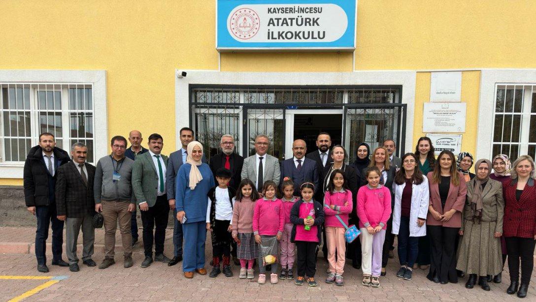 İl Millî Eğitim Müdürümüz Sayın Ayhan Teltik, İncesu Atatürk İlkokulu'nu Ziyaret Etti