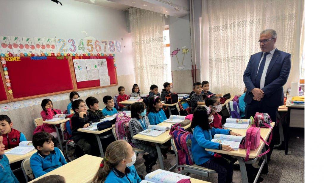 İl Millî Eğitim Müdürümüz Sayın Ayhan Teltik, Ayşe Ahmet İnci İlkokulunu ziyaret etti