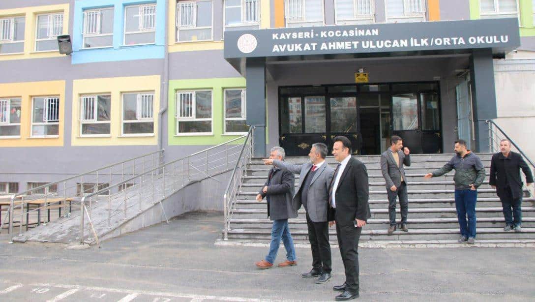 İl Millî Eğitim Müdürümüz Sayın Bahameddin KARAKÖSE, Av. Ahmet Ulucan İlkokulu'nu ziyaret etti.