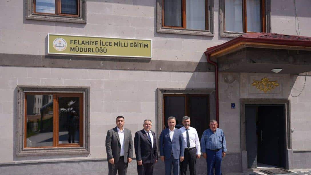 İl Millî Eğitim Müdürümüz Coşkun Esen, Felahiye İlçe Millî Eğitim Müdürlüğü'nü Ziyaret Etti