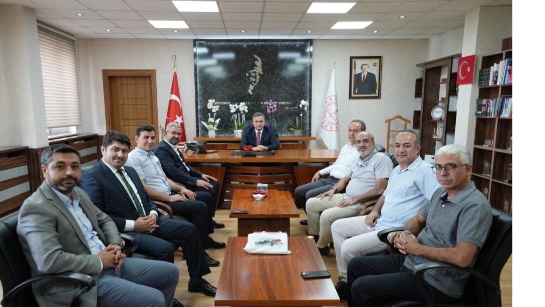 İl Milli Eğitim Müdürümüz Coşkun Esen, Kayseri Cihannüma Yönetimi'ni Makamında Ağırladı