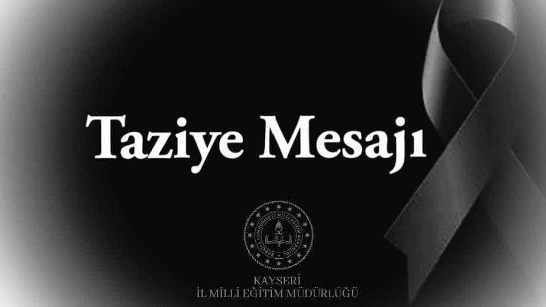 TAZİYE MESAJI