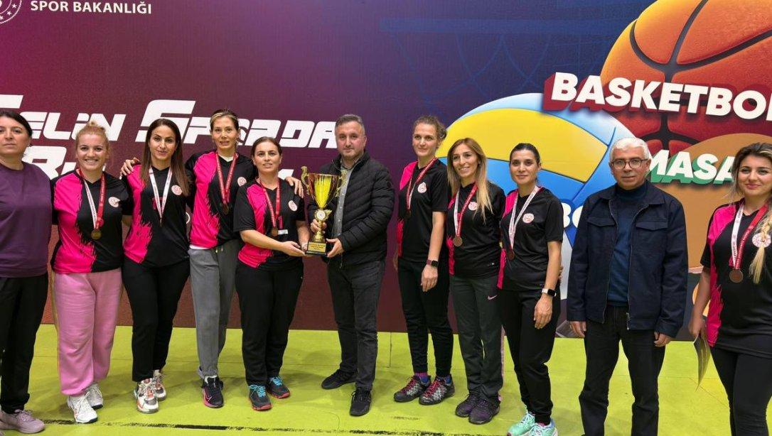 KAYSERİ İL MİLLÎ EĞİTİM MÜDÜRLÜĞÜ KADIN VOLEYBOL TAKIMIMIZ KAMU SPOR OYUNLARI TÜRKİYE ÜÇÜNCÜSÜ OLDU