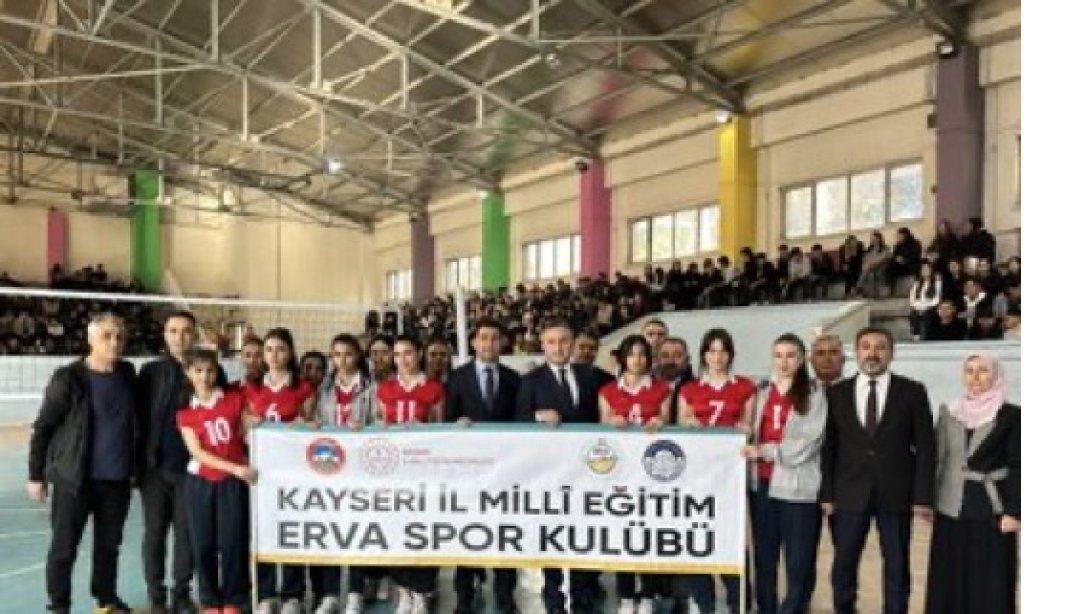 ERVA SPOR OKULLARI VOLEYBOL MÜSABAKASI BAŞLADI