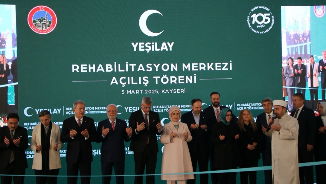 YEŞİLAY UYUŞTURUCU İLE MÜCADELE VE REHABİLİTASYON MERKEZİ AÇILDI