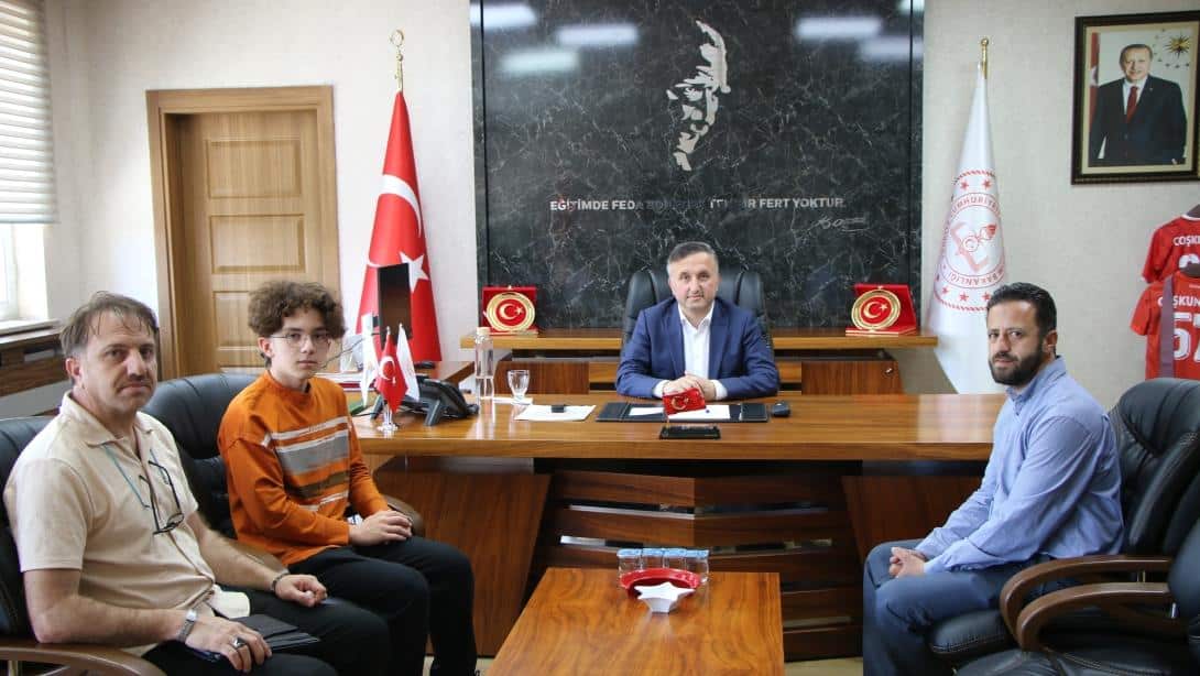 ÇEDES PROJESİ KAPSAMINDA ANKARA ZİYARETİ ÖNCESİ İL MİLLÎ EĞİTİM MÜDÜRÜMÜZE ZİYARET