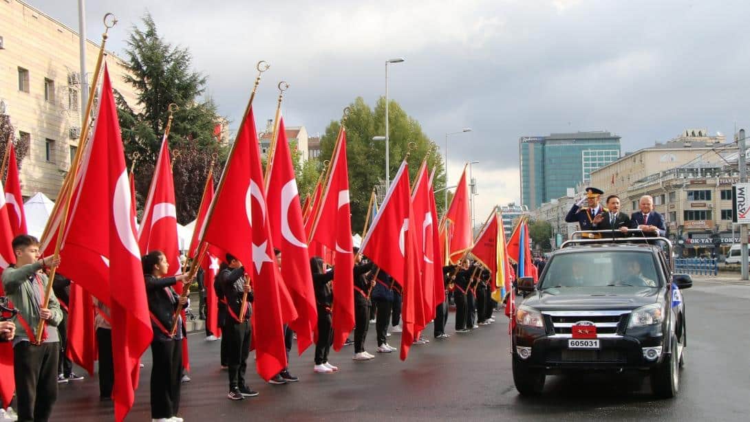 29 EKİM CUMHURİYET BAYRAMI İLİMİZDE COŞKUYLA KUTLANDI
